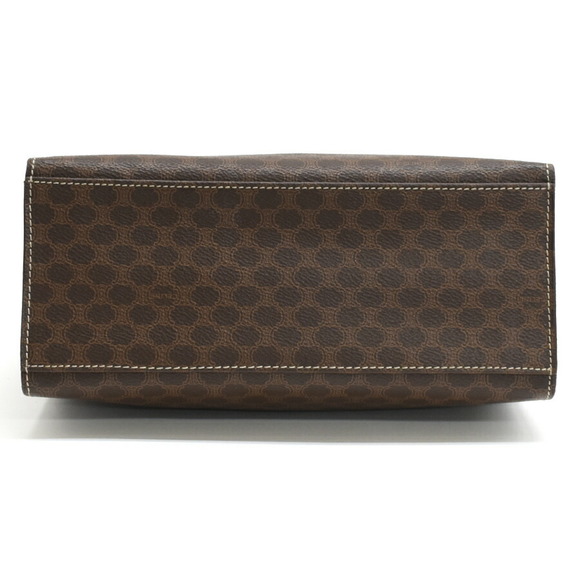 Celine Macadam Leather 2way Shoulder Handbag Brown - Picture 4 of 9